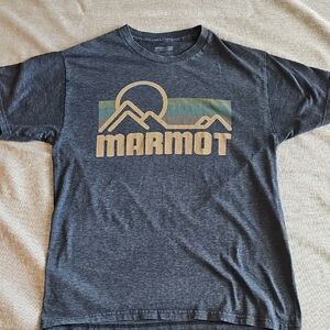 Marmot Men's Dark Gray Mountain Tee